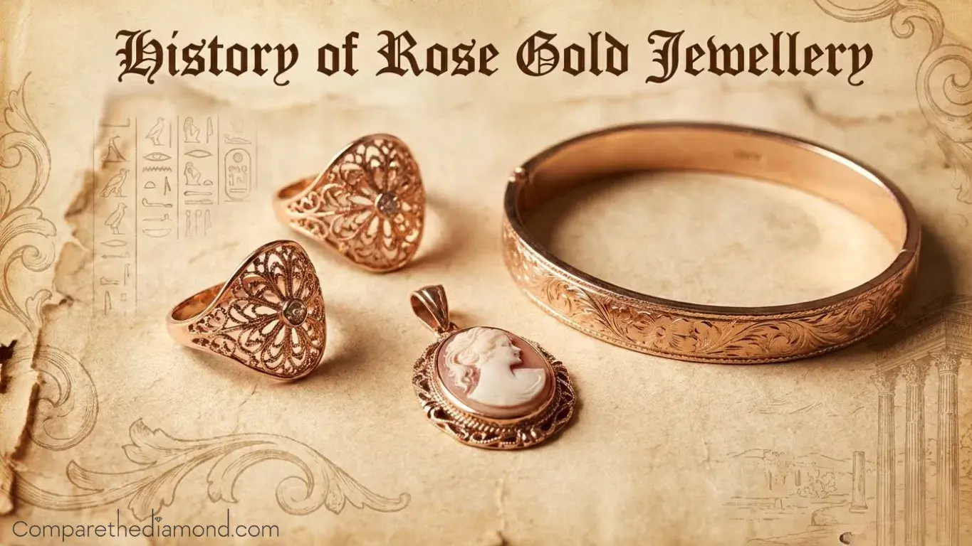 history of rose gold jewellery 
