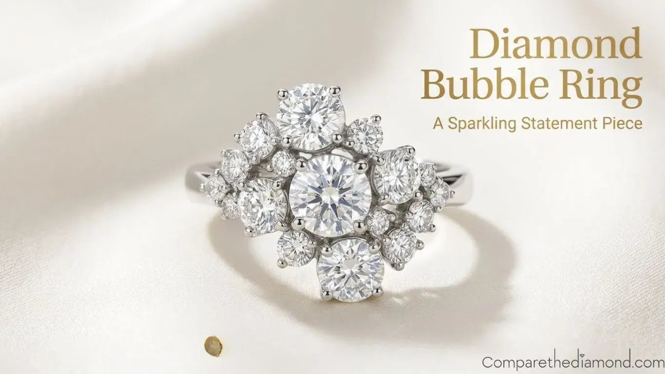 The diamond bubble ring