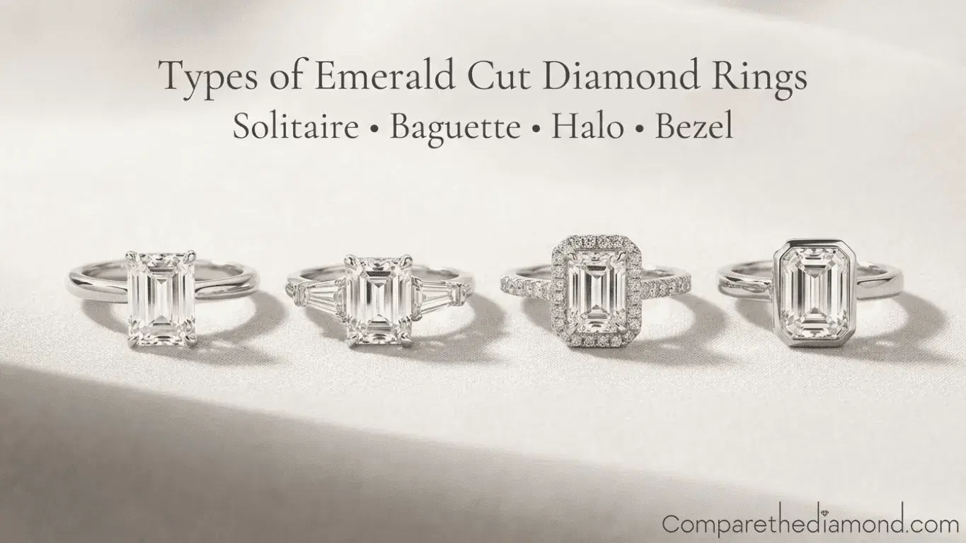 Types of Emerald Cut Diamonds