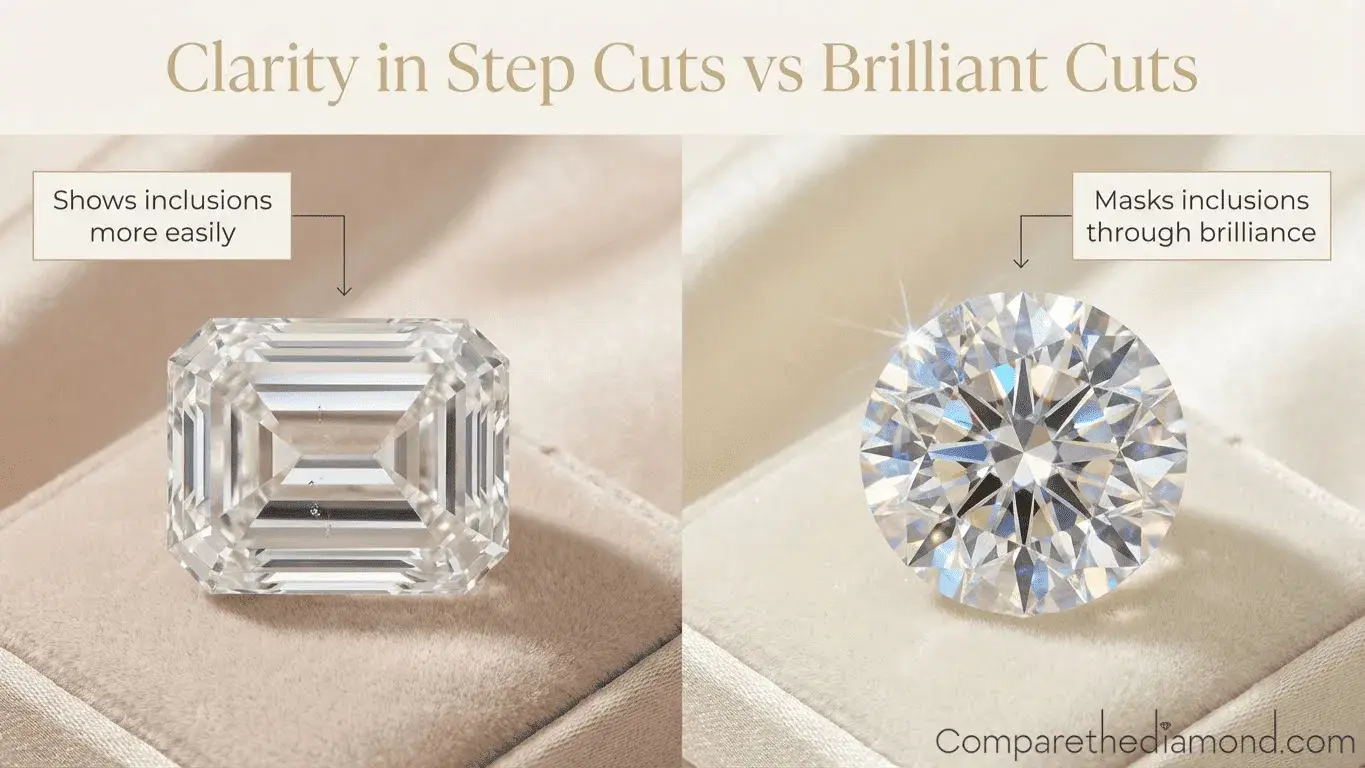 Step Cuts and Clarity