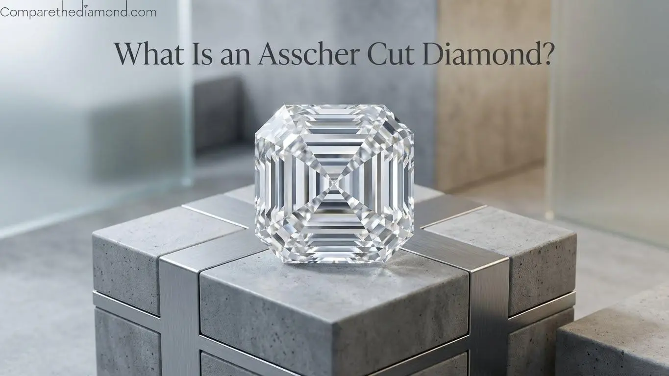Asscher cut diamond stands
