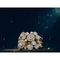 A Sparkling Symphony: The Diamond Bubble Ring