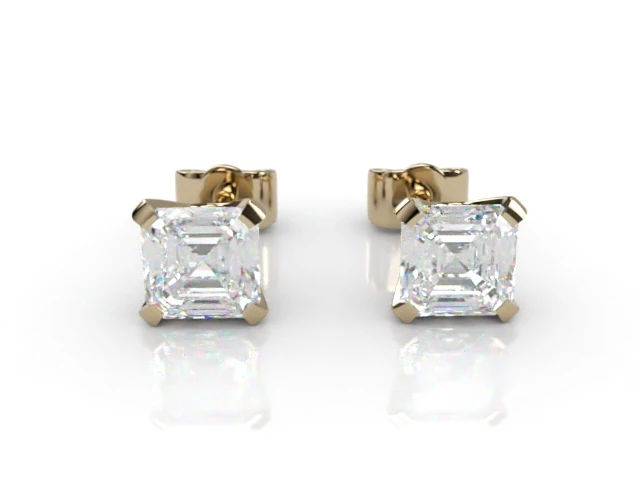 Asscher-Cut Diamond Earrings in 18ct. Yellow Gold Select Your Own Certified Diamonds 493,440 diamonds listed today  Choice of Earring Designs & Setting Styles