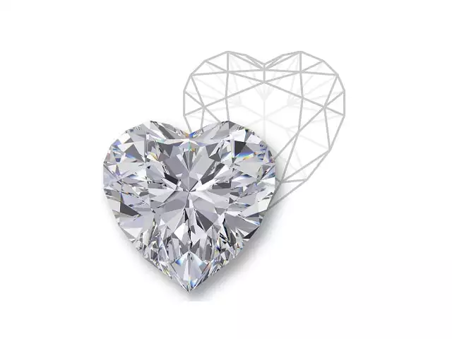 Engagement Rings - Certified Heart Shape Diamonds