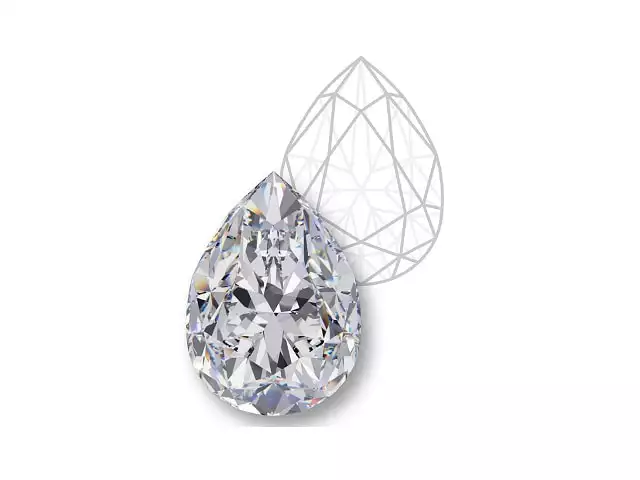 Engagement Rings - Certified Pear-Shape Diamonds