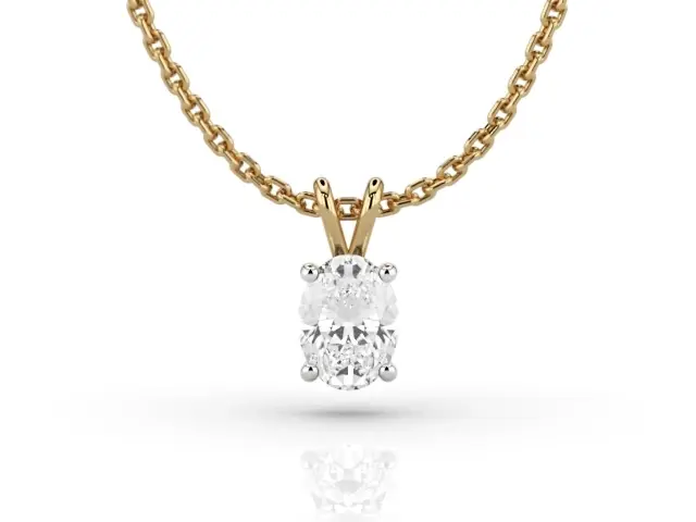 Diamond Pendants 18ct. Yellow Gold