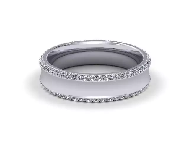 Designer Diamond Wedding Rings 100% Recycled Platinum