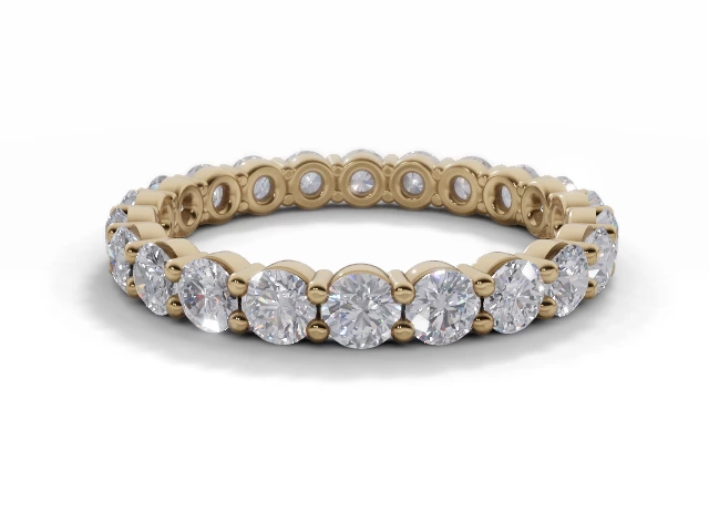 Eternity Rings Fully-Set SEE ALL 100% Recycled 18ct. Yellow Gold