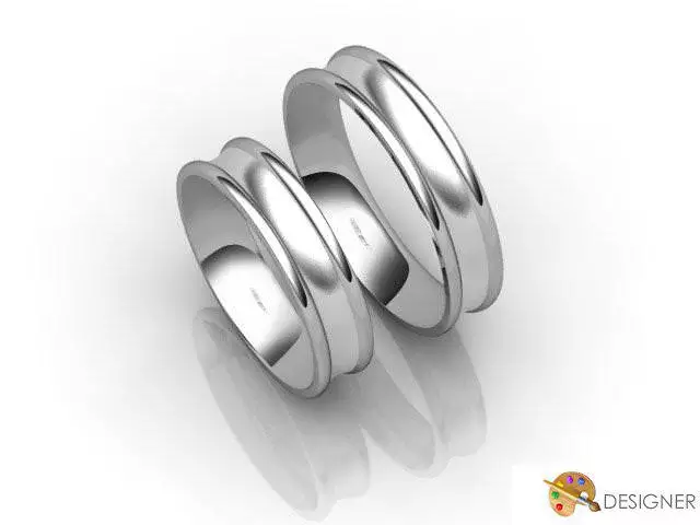 Matching Wedding Rings His, Hers, Theirs. 100% Recyled Platinum