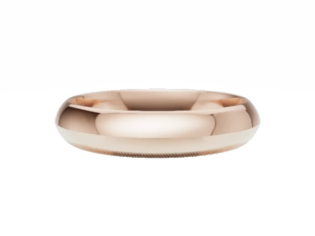 Wedding Rings Plain Polish Knife-Edge 100% Recycled 18ct. Rose Gold