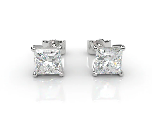 Princess-Cut Diamond Earrings in Platinum Select Your Own Certified Diamonds 493,440 diamonds listed today  Choice of Earring Designs & Setting Styles