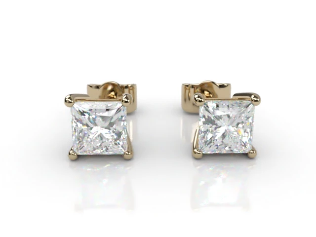 Princess-Cut Diamond Earrings in 18ct. Yellow Gold Select Your Own Certified Diamonds 493,440 diamonds listed today  Choice of Earring Designs & Setting Styles
