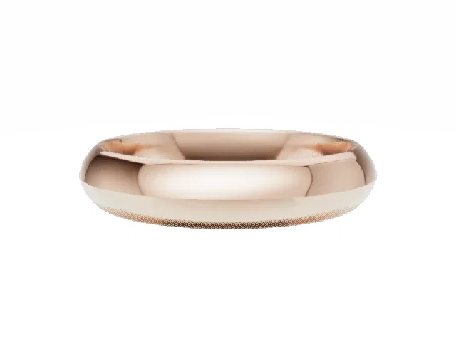 <strong>LUXURY</strong><br />4.0mm.  Wide <br />Plain Polish Knife-Edge Wedding Ring<br /> <br />100% Recycled, Hallmarked 18ct. Rose Gold