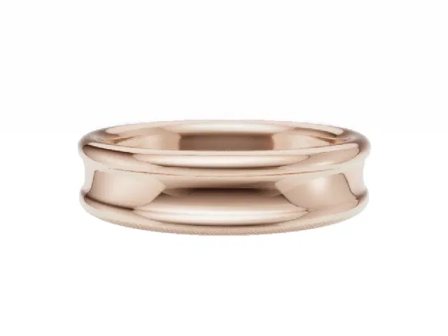 <strong>PREMIERE</strong><br />5.0mm. Wide <br />Plain Polish Concave Wedding Ring<br /> <br />100% Recycled, Hallmarked 18ct. Rose Gold <strong>PREMIERE</strong><br />5.0mm. Wide <br />Plain Polish Concave Wedding Ring<br /> <br />100% Recycled, Hallmarked 18ct. Rose Gold