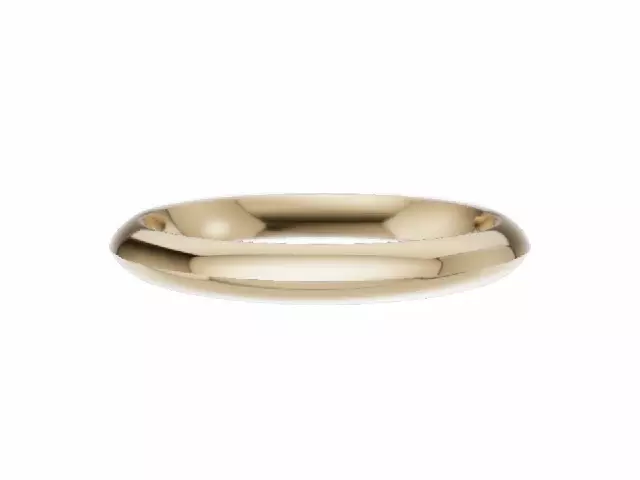 PREMIERE 2.5mm.  Wide  Plain Polish Knife-Edge Wedding Ring   100% Recycled, Hallmarked 18ct. Yellow Gold