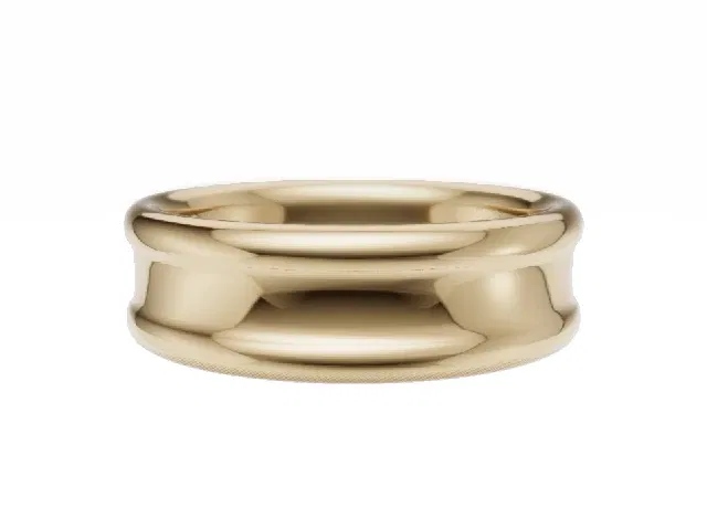 <strong>PREMIERE</strong><br />6.0mm. Wide <br />Plain Polish Concave Wedding Ring<br /> <br />100% Recycled, Hallmarked 18ct. Yellow Gold <strong>PREMIERE</strong><br />6.0mm. Wide <br />Plain Polish Concave Wedding Ring<br /> <br />100% Recycled, Hallmarked 18ct. Yellow Gold