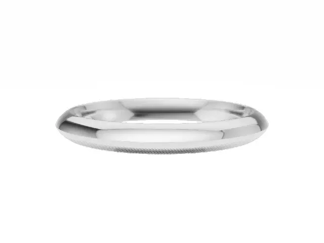 BUDGET 2.5mm.  Wide  Plain Polish Knife-Edge Wedding Ring   100% Recycled, Hallmarked 18ct. White Gold