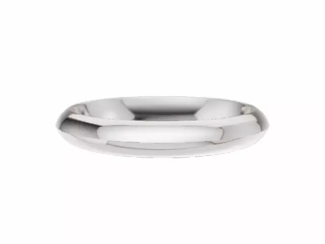 PREMIERE 3.0mm.  Wide  Plain Polish Knife-Edge Wedding Ring   100% Recycled, Hallmarked 18ct. White Gold