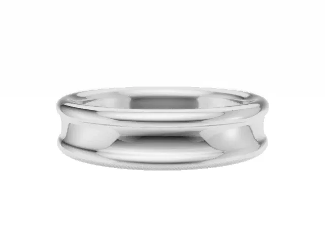 <strong>PREMIERE</strong><br />5.0mm. Wide <br />Plain Polish Concave Wedding Ring<br /> <br />100% Recycled, Hallmarked Platinum <strong>PREMIERE</strong><br />5.0mm. Wide <br />Plain Polish Concave Wedding Ring<br /> <br />100% Recycled, Hallmarked Platinum