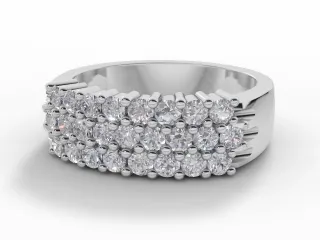 Statement Wedding Ring 0.75cts. in Platinum