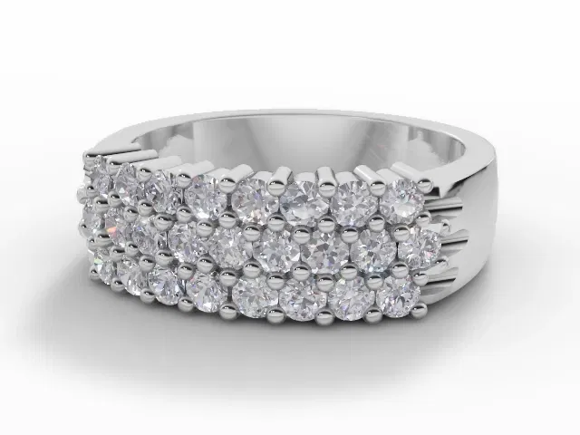Statement Wedding Ring 0.75cts. in Platinum Statement Wedding Ring 0.75cts. in Platinum
