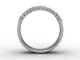 Statement Wedding Ring<br />Round Brilliant-Cut Diamonds<br />100% Recycled, Hallmarked 18ct. White Gold