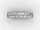 Statement Wedding Ring<br />Round Brilliant-Cut Diamonds<br />100% Recycled, Hallmarked 18ct. White Gold