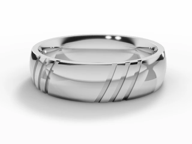 Designer Wedding Ring Choice of Widths 100% Recycled, Hallmarked Platinum