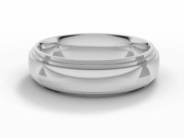 Designer Wedding Ring Choice of Widths 100% Recycled, Hallmarked Platinum