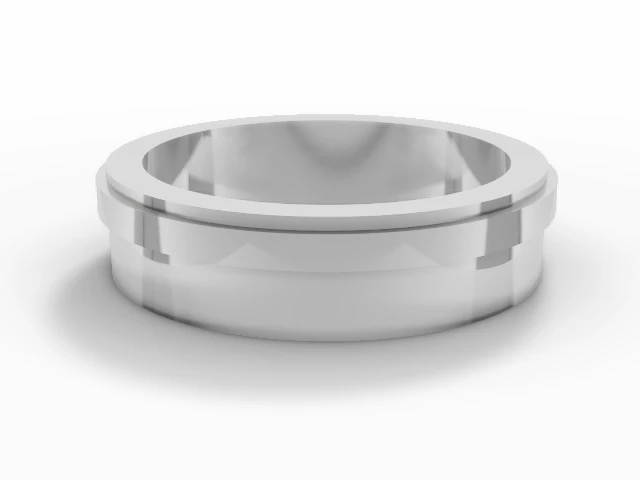 Designer Wedding Ring Choice of Widths 100% Recycled, Hallmarked Platinum