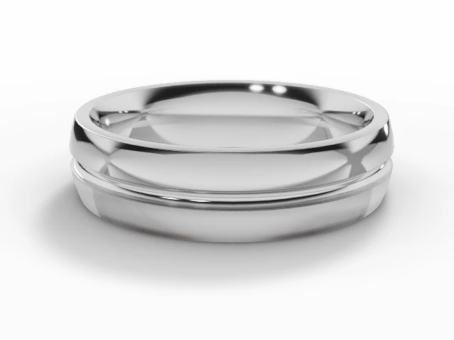 Designer Wedding Ring Choice of Widths 100% Recycled, Hallmarked Platinum