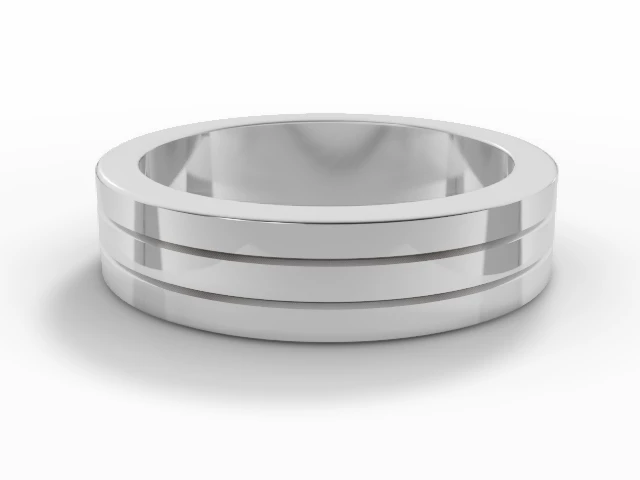 Designer Wedding Ring Choice of Widths 100% Recycled, Hallmarked Platinum