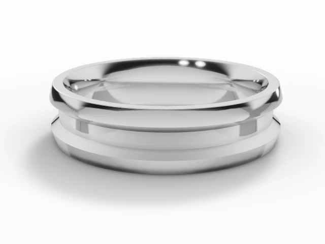 Designer Wedding Ring Choice of Widths 100% Recycled, Hallmarked Platinum