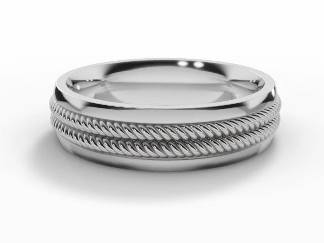 Designer Wedding Ring Choice of Widths 100% Recycled, Hallmarked Platinum