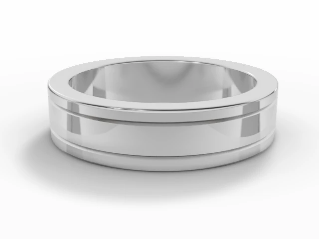 Designer Wedding Ring Choice of Widths 100% Recycled, Hallmarked Platinum