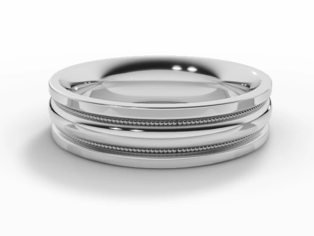 Designer Wedding Ring Choice of Widths 100% Recycled, Hallmarked Platinum