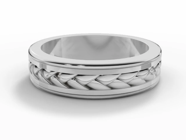 Designer Wedding Ring Choice of Widths 100% Recycled, Hallmarked Platinum