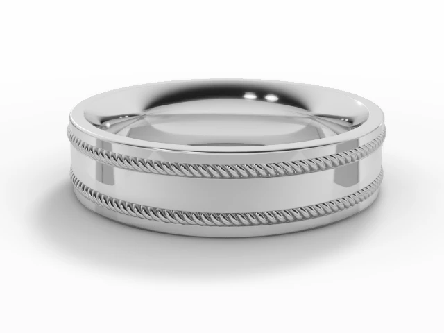 Designer Wedding Ring Choice of Widths 100% Recycled, Hallmarked Platinum