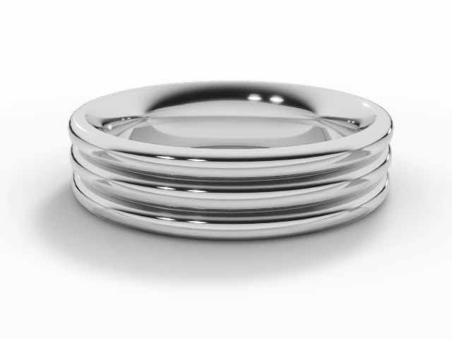 Designer Wedding Ring Choice of Widths 100% Recycled, Hallmarked Platinum