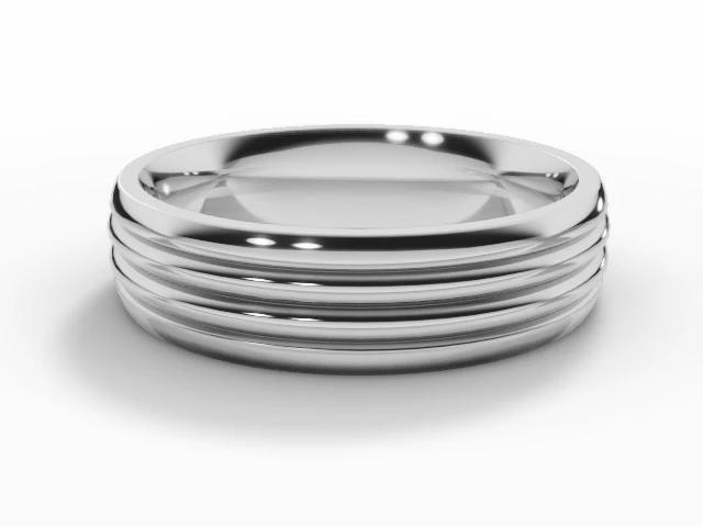 Designer Wedding Ring Choice of Widths 100% Recycled, Hallmarked Platinum