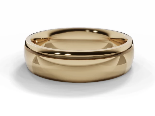 Designer Wedding Ring Choice of Widths 100% Recycled, Hallmarked 18ct. Yellow Gold