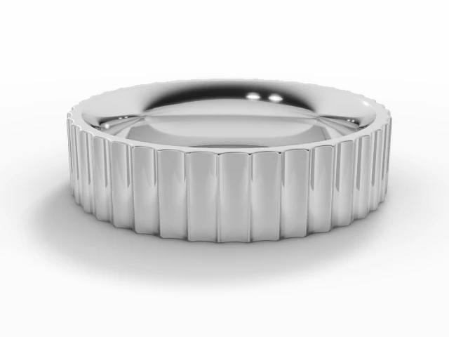 Designer Wedding Ring Choice of Widths 100% Recycled, Hallmarked Platinum