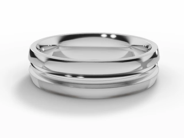 Designer Wedding Ring Choice of Widths 100% Recycled, Hallmarked Platinum