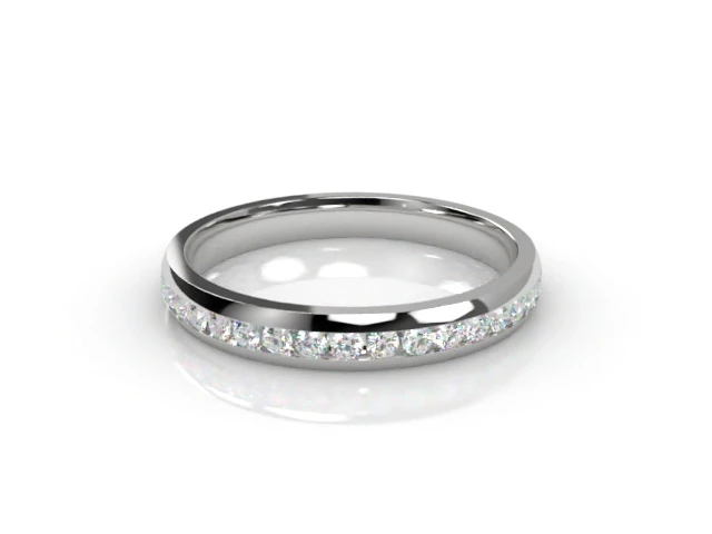 0.50cts. Full Platinum wedding Ring