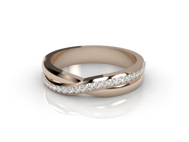 All Diamond 0.20cts. in 18ct. Rose Gold All Diamond 0.20cts. in 18ct. Rose Gold
