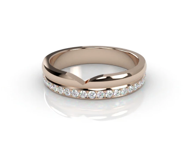 All Diamond 0.23cts. in 18ct. Rose Gold