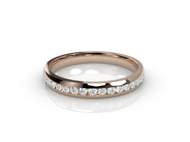 0.50cts. Full 18ct Rose Gold wedding Ring