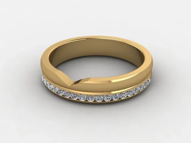 All Diamond 0.24cts. in 18ct. Yellow Gold All Diamond 0.24cts. in 18ct. Yellow Gold