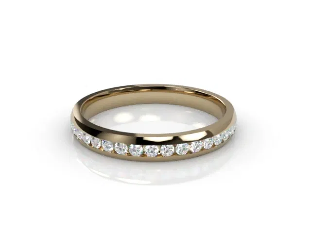 0.50cts. Full 18ct Gold wedding Ring 0.50cts. Full 18ct Gold wedding Ring