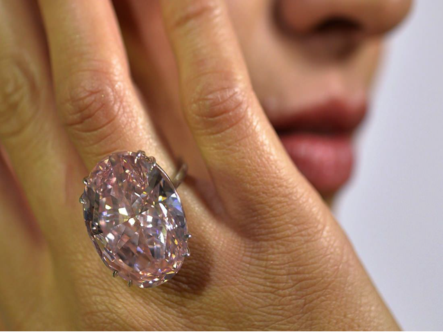 Pink Star Diamond Ring